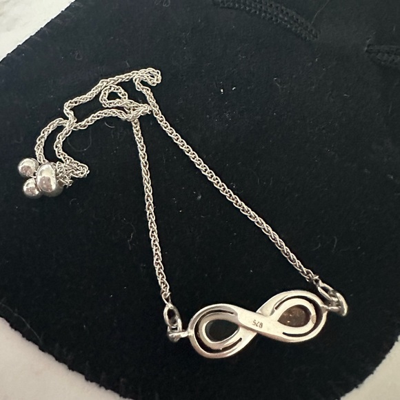 Sterling silver adjustable bracelet Amber stone - Picture 2 of 2